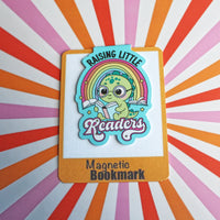 Load image into Gallery viewer, Dinosaur Magnetic Bookmark: Raising Little Readers
