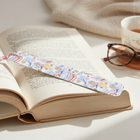 Load image into Gallery viewer, Colourful 2000s Cartoon Inspired Bookmark – Lizzie -Style Reader Design with Tassel
