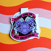 Load image into Gallery viewer, Villains Backstories Magnetic Bookmark: Fun Page Saver
