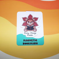 Load image into Gallery viewer, Beary Strange Reader – Cute Magnetic Bookmark
