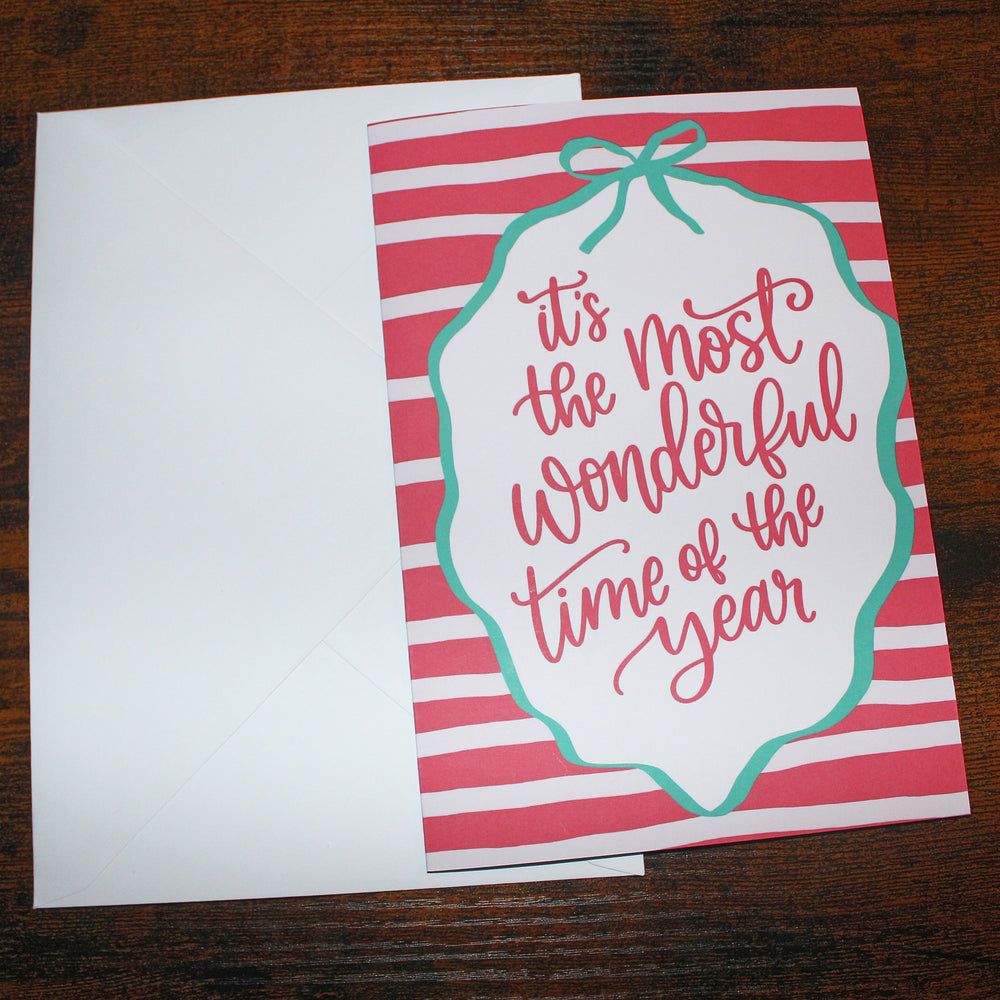 It’s the Most Wonderful Time of the Year – A5 Matte Christmas Card