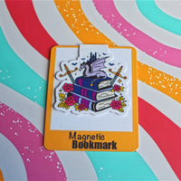 Load image into Gallery viewer, Book Lover Magnetic Bookmark: Fantasy Books
