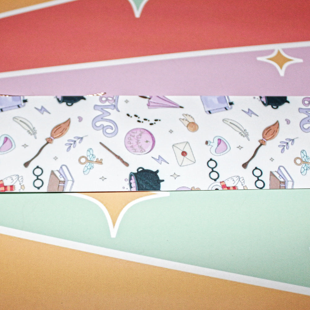 Magic-Inspired Wizard Bookmark with Tassel – Matte Finish