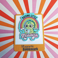 Load image into Gallery viewer, Dinosaur Magnetic Bookmark: Raising Little Readers
