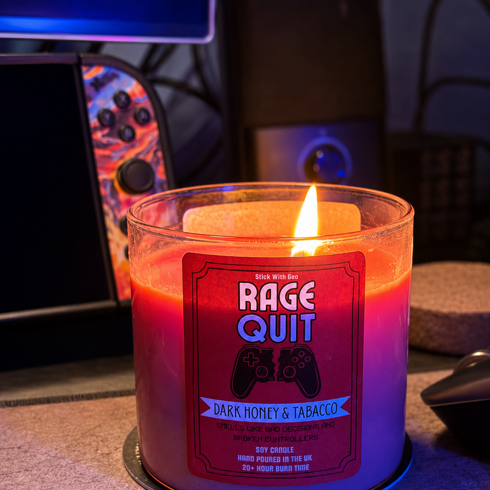 Gamer Candle - Rage Quit