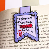 Load image into Gallery viewer, I Stopped Reading Here Magnetic Bookmarks Bundle, Set of 6 | Gloss Finish | Book Lover Gift | Cute Aesthetic Bookish Accessories | Stick With Geo

