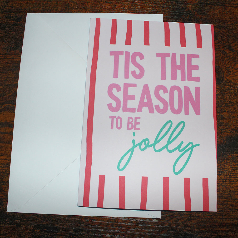 Tis the Season to Be Jolly – A5 Matte Christmas Card