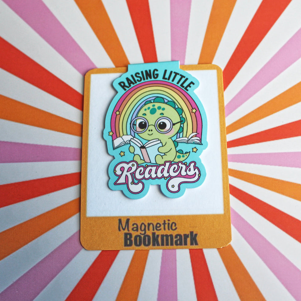 Dinosaur Magnetic Bookmark: Raising Little Readers