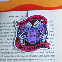 Load image into Gallery viewer, Villains Backstories Magnetic Bookmark: Fun Page Saver
