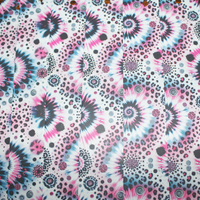 Load image into Gallery viewer, Pink &amp; Black Tie-Dye Burst Bookmark with Tassel – Matte Finish
