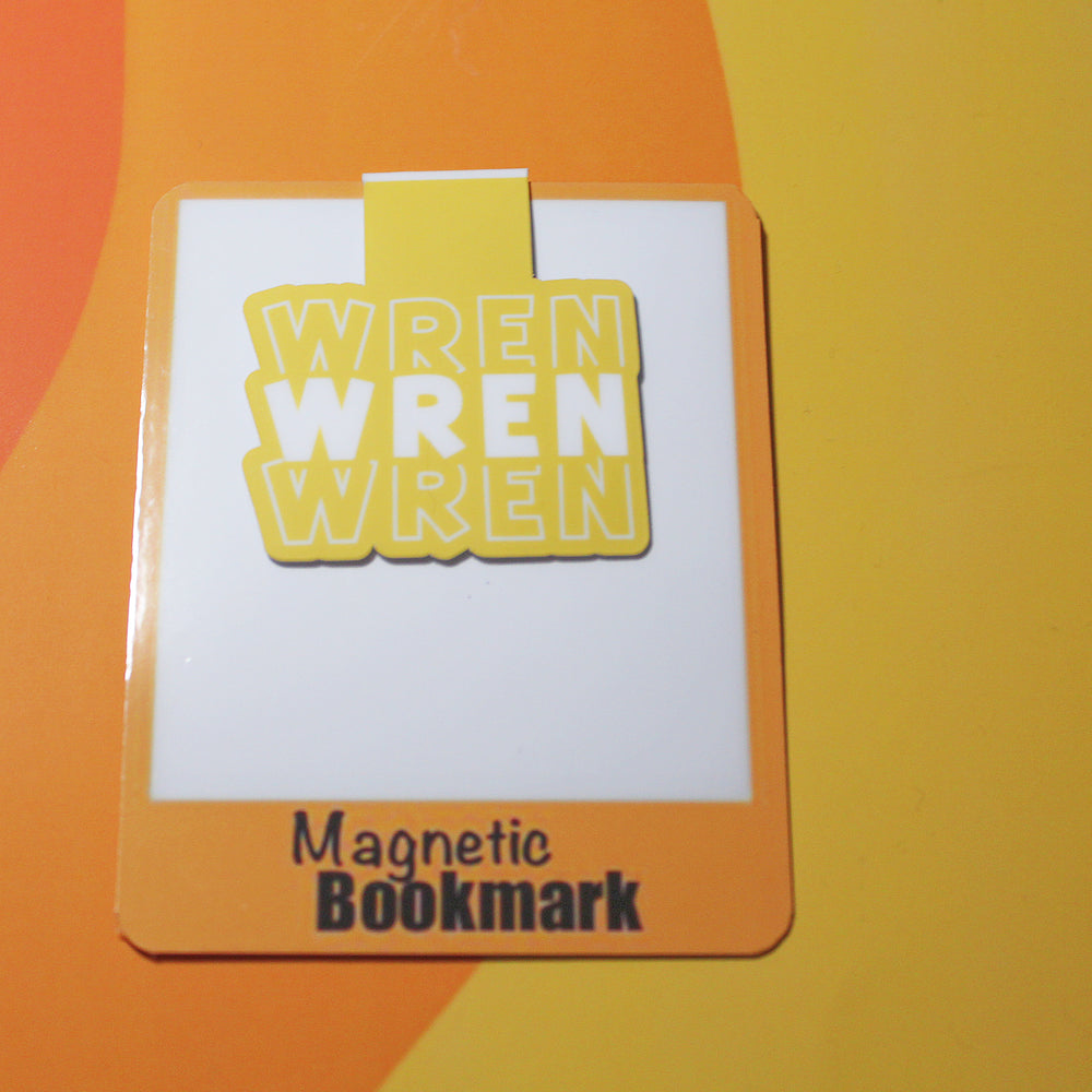 Personalised Name Magnetic Bookmark – Bold Matte Colours, Laminated Finish