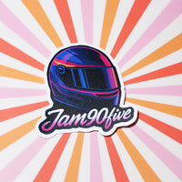 Load image into Gallery viewer, Jam90five Sticker Bundle – Full Synthwave Racing Collection
